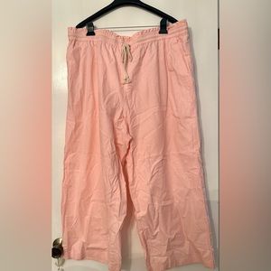 J. Crew wide leg linen pants NWT